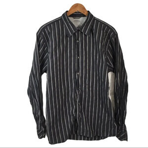 BF58 Express Precision Fit Button Striped Shirt XL